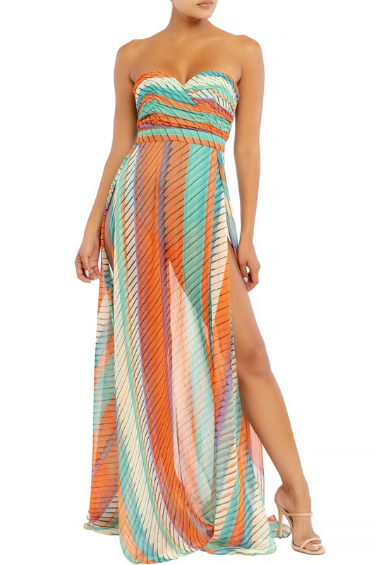 Resort Stay Slit Maxi Dress