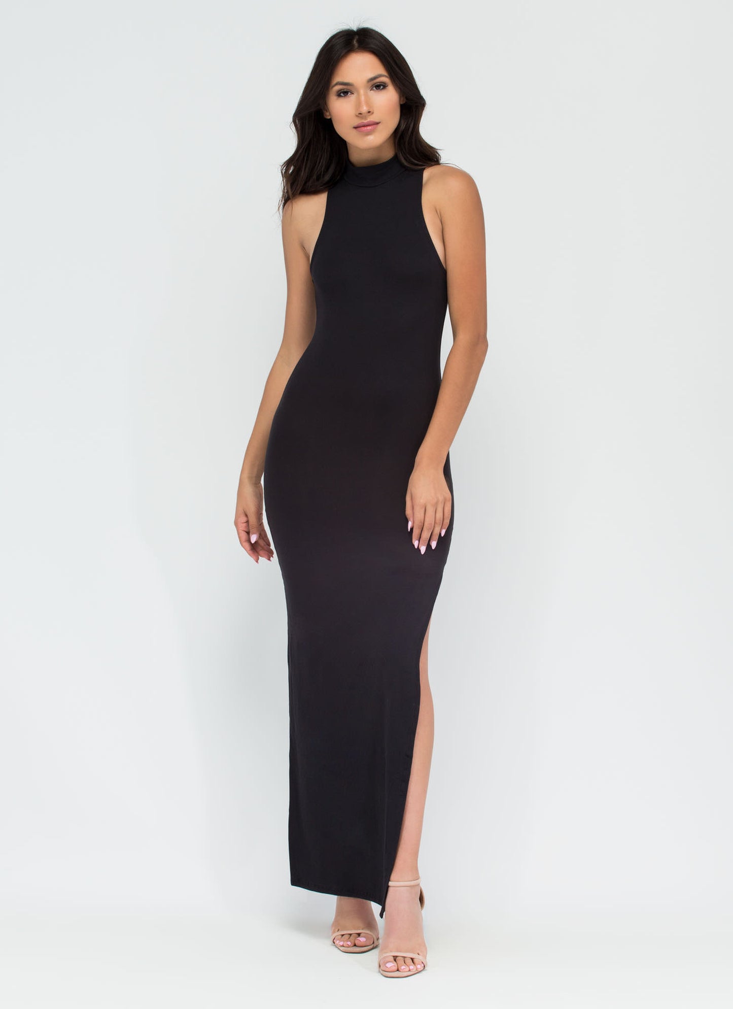 Side Slit Maxi Dress