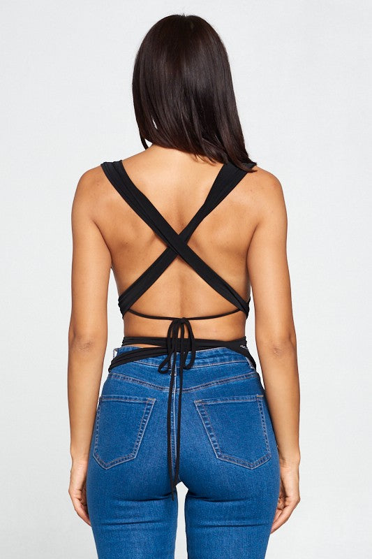 Black Multiway Crop Top