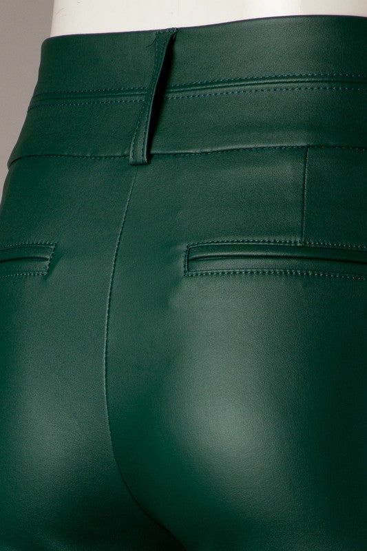 Get With It Faux Leather Pants