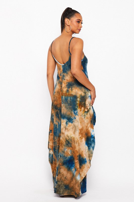 Boho Babe Dress in Tie Dye