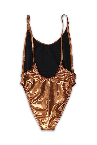 Rust Wild Thang High Cut One Piece