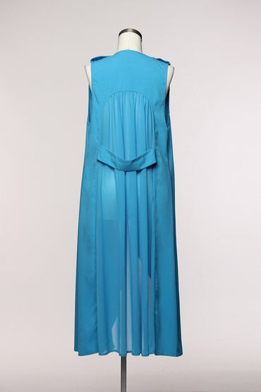 Cascading Front Vest With Back Detail