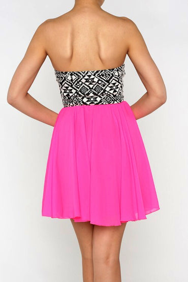 Jacquard Pattern Dress