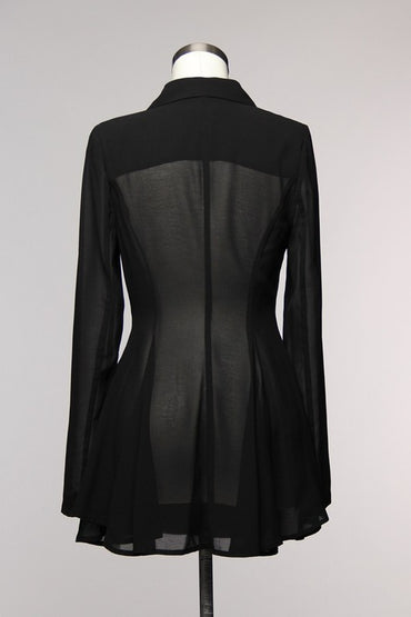 Sheer Black Jacket