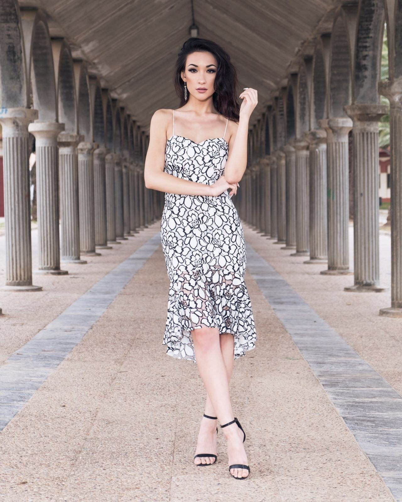 Black & White Mermaid Dress Haute Glam Boutique Black & White Mermaid Dress Haute Glam Boutique