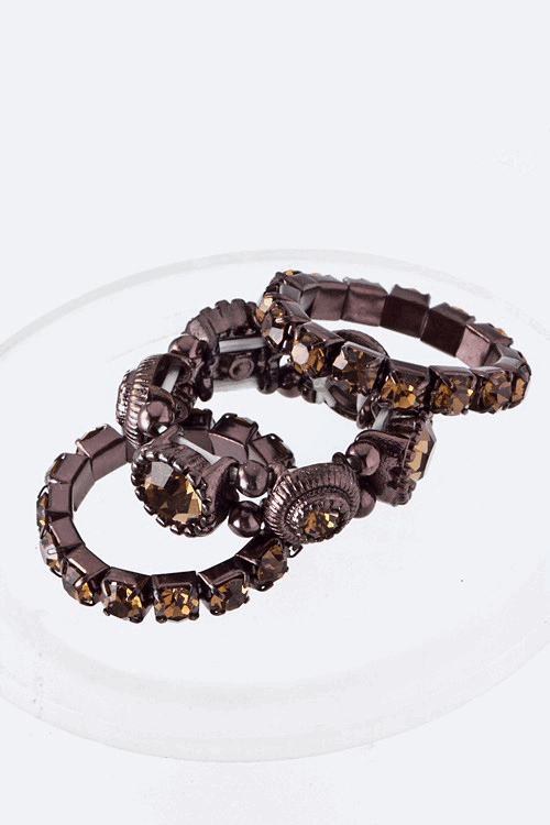 Chocolate Ring Band Set