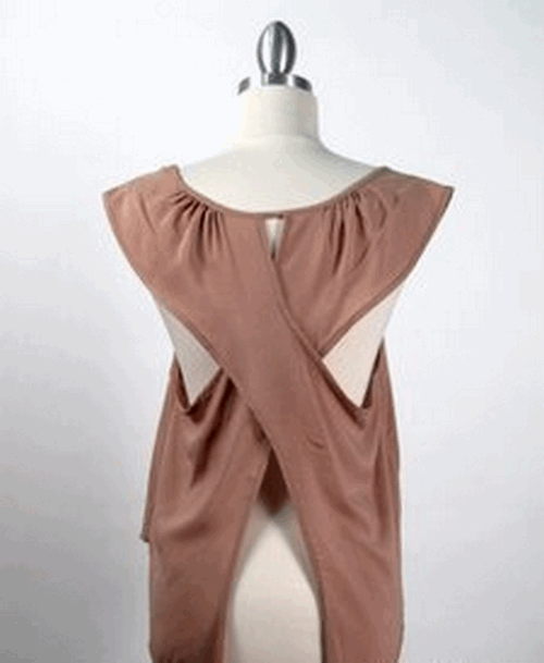 Crepe Wings Top