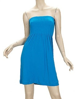 Turquoise Seamless Tube Dress - Haute Glam Boutique