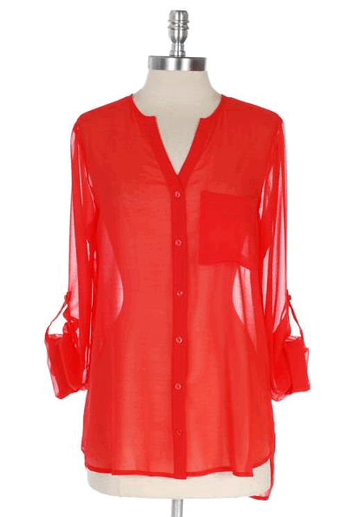 Button Down Blouse