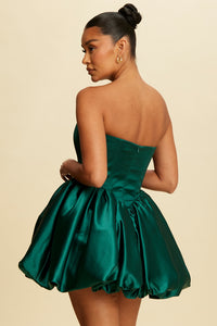 Balloon Puff Mini Dress