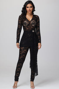 Kaylia Lace Long Sleeve Jumpsuit