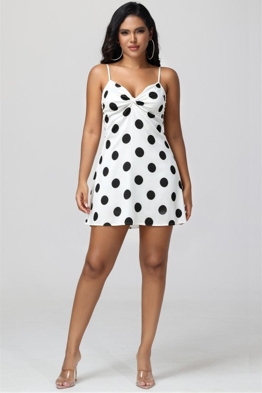 Women’s Polka Dot Mini Dress