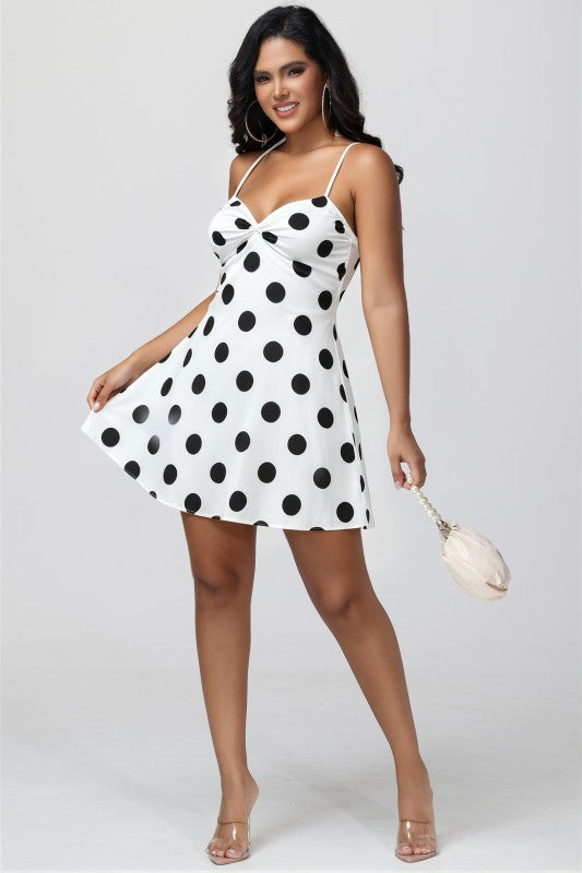 Women’s Polka Dot Mini Dress
