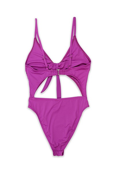 Purple Cut-Out One Piece