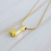 Balloon Letter Initial Necklace