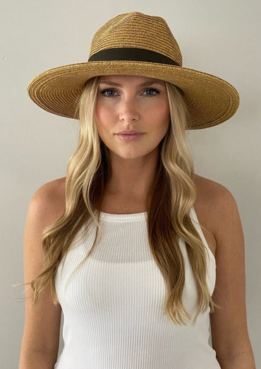 Stevie Fedora Hat Women's Wide Brim