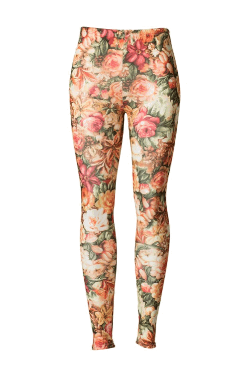 Floral Print Leggings