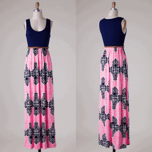 Perfect Scroll Maxi Dress