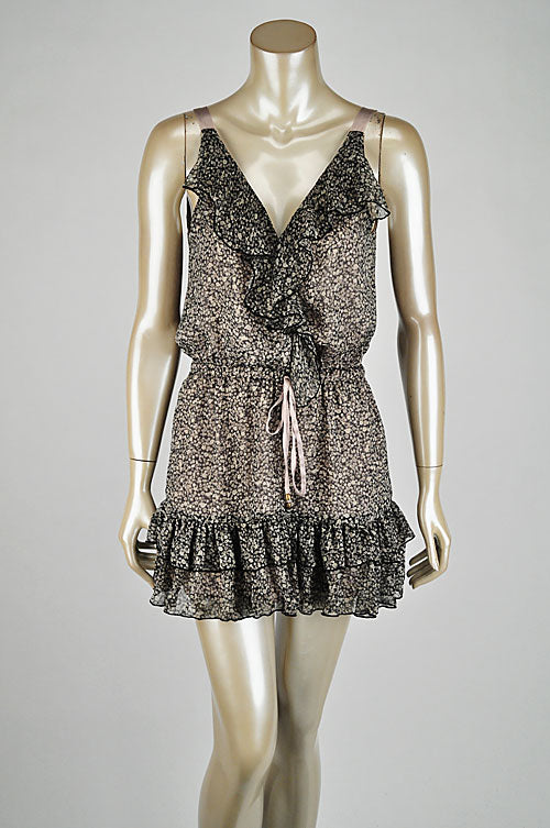 Ruffle Print Dress