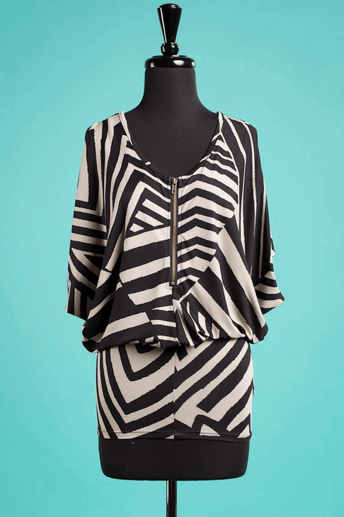 Geometric Print Tunic