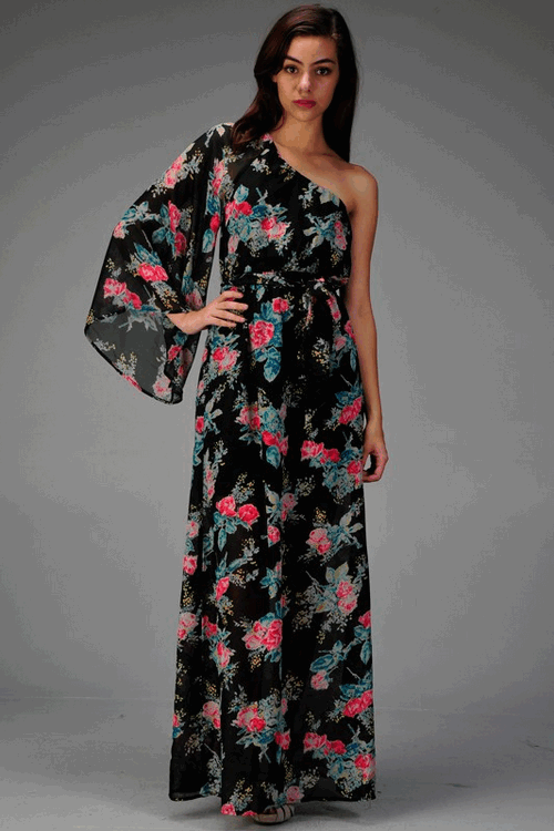 Flowy Floral Maxi Dress